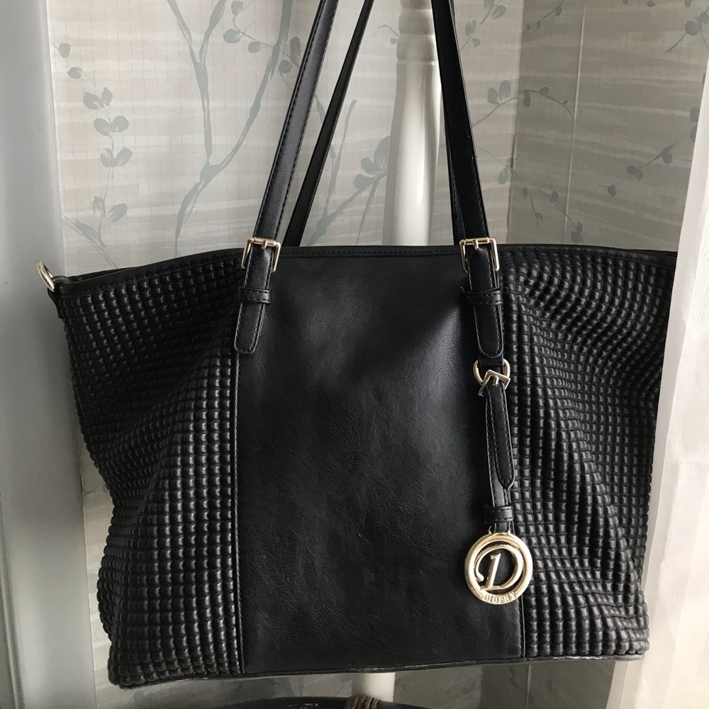 Black with Square Detail Bag